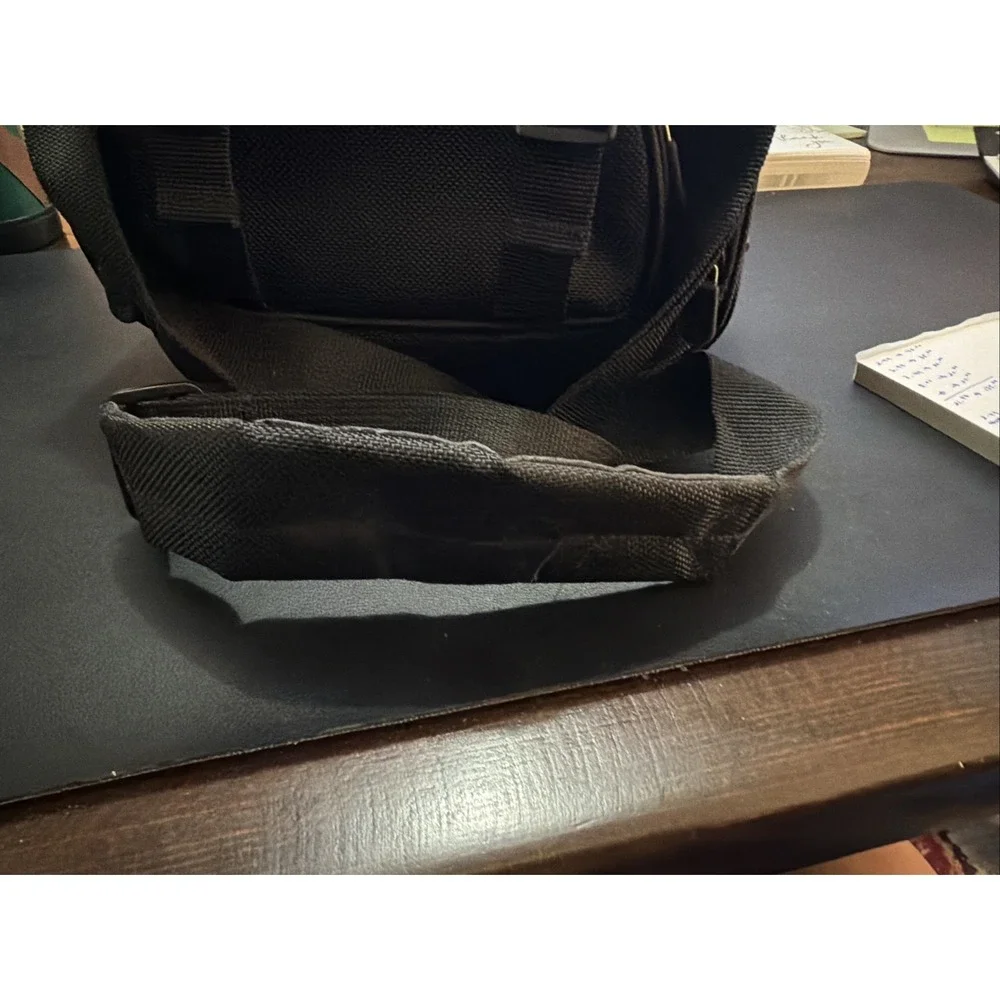 Kodak Camera Bag Multi Compartments Soft Adjustable Shoulder Strap Black 10x5x8!